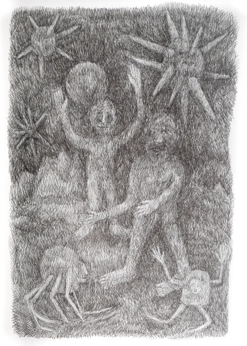 Sketchbook Covid-Days 2, 2021, Berlin, Sebastian Heiner