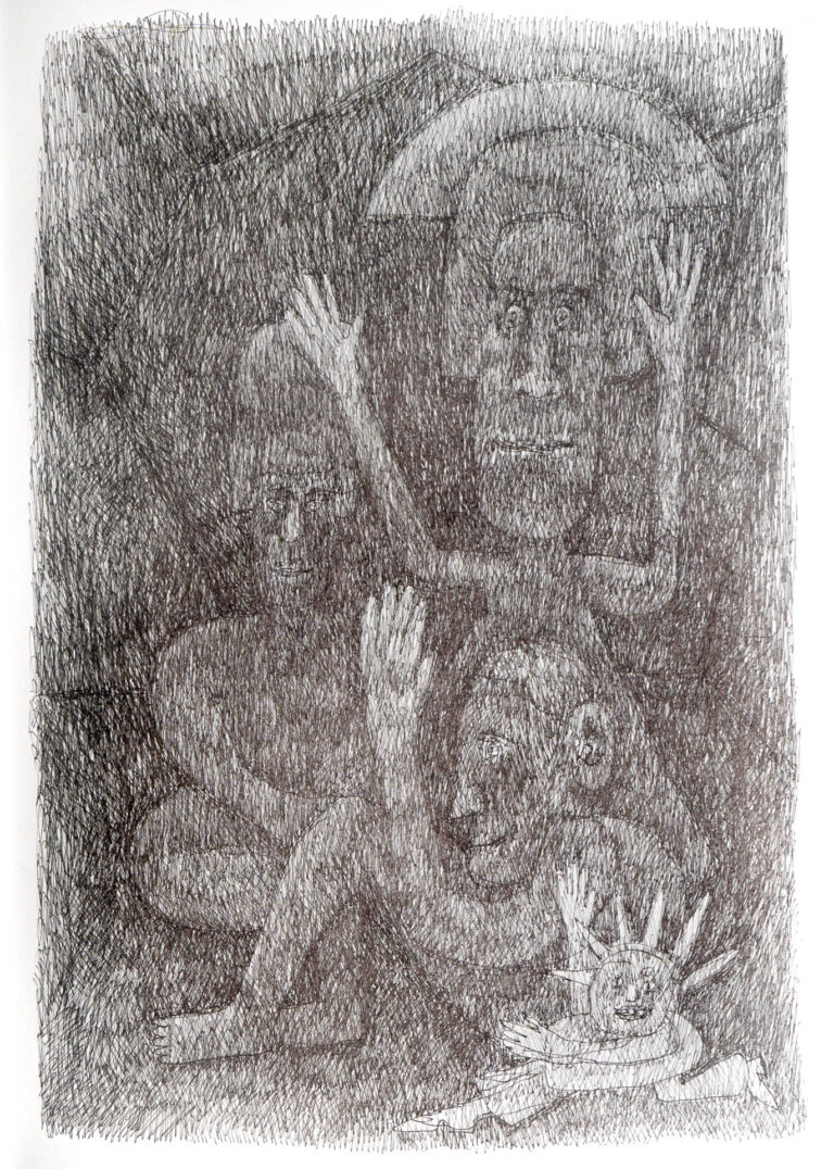 Sketchbook Covid-Days 2, 2021, Berlin, Sebastian Heiner