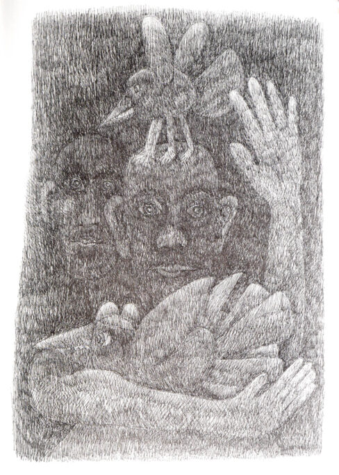 Sketchbook Covid-Days 2, 2021, Berlin, Sebastian Heiner