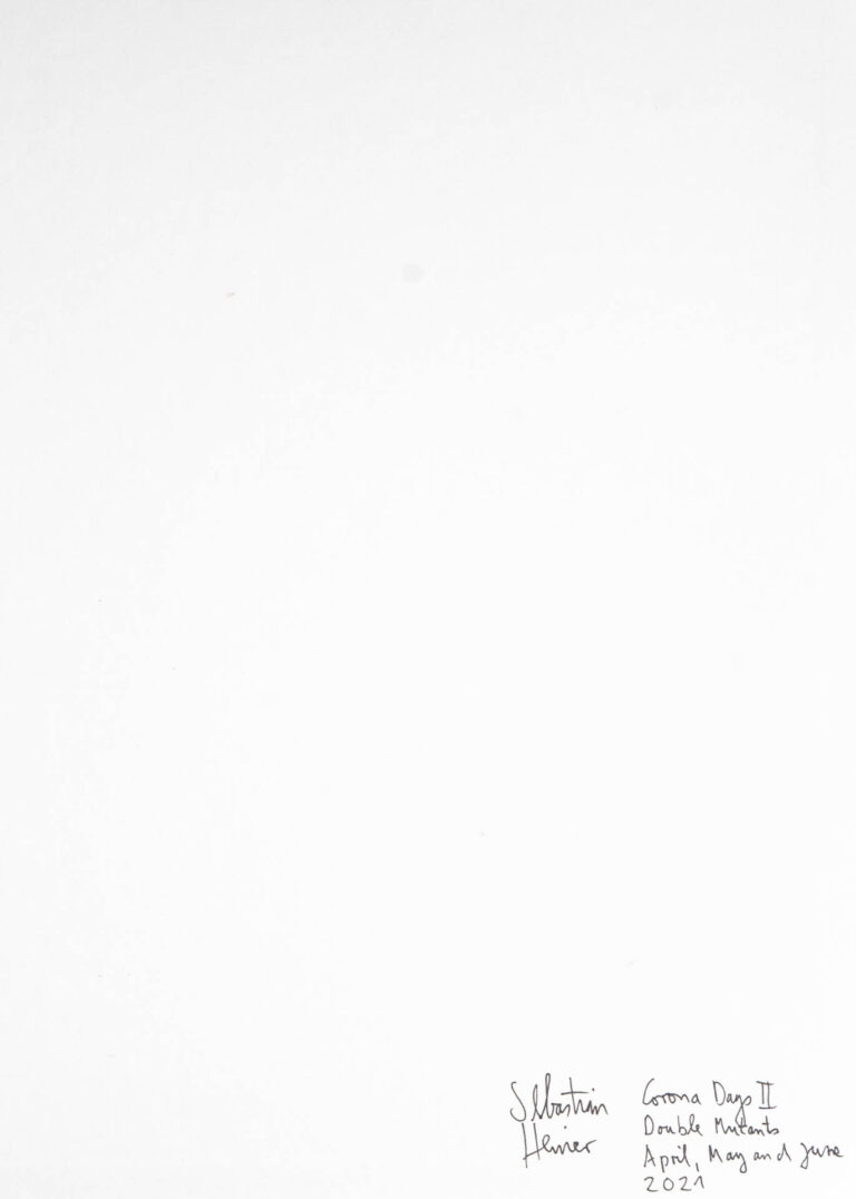 Sketchbook Covid-Days 2, 2021, Berlin, Sebastian Heiner