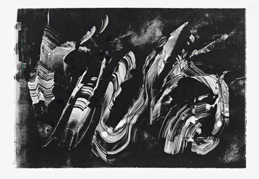Untitled, 90 x 63 cm, Monotype/Rives handmade paper, 2019, Courtesy of the artist