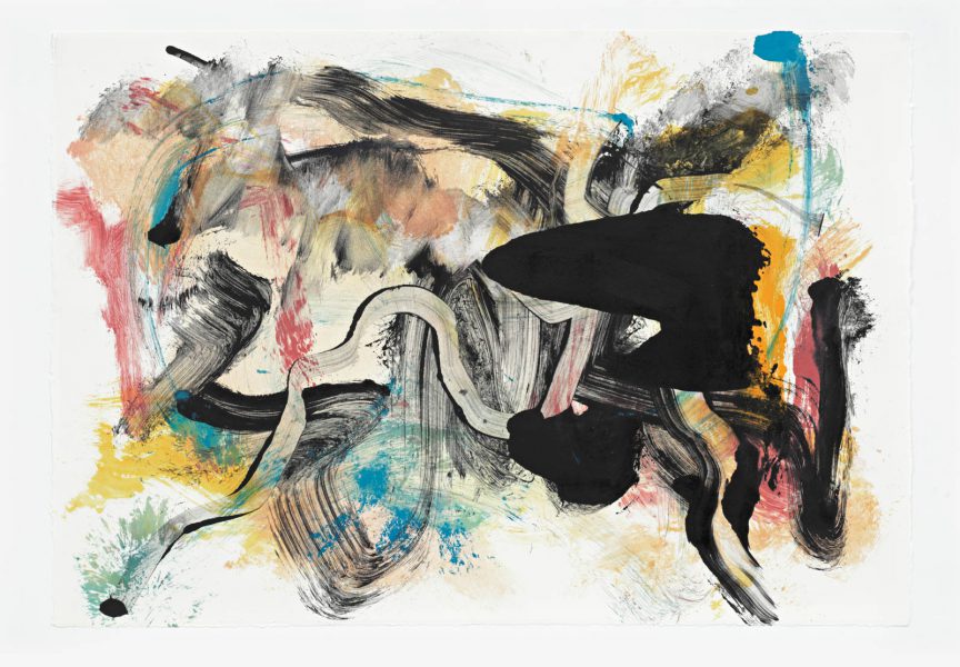 Untitled, 90 x 63 cm, Monotype/Rives handmade paper, 2019, Courtesy of the artist