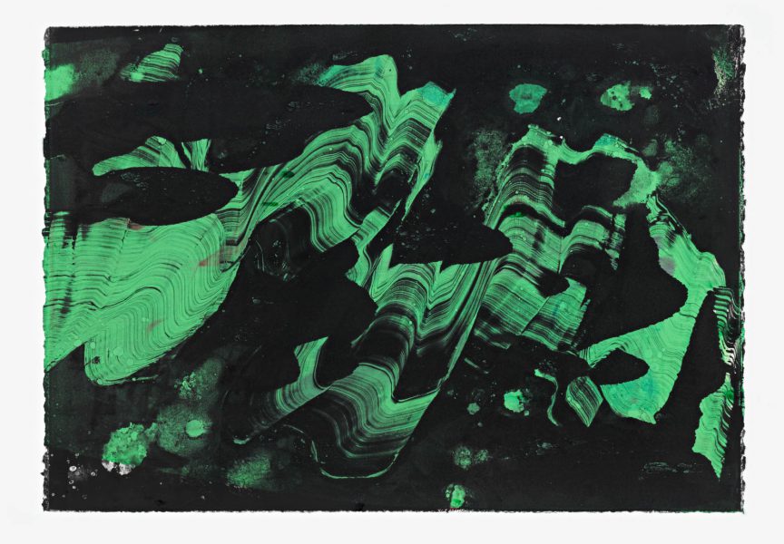 Untitled, 90 x 63 cm, Monotype/Rives handmade paper, 2019, Courtesy of the artist