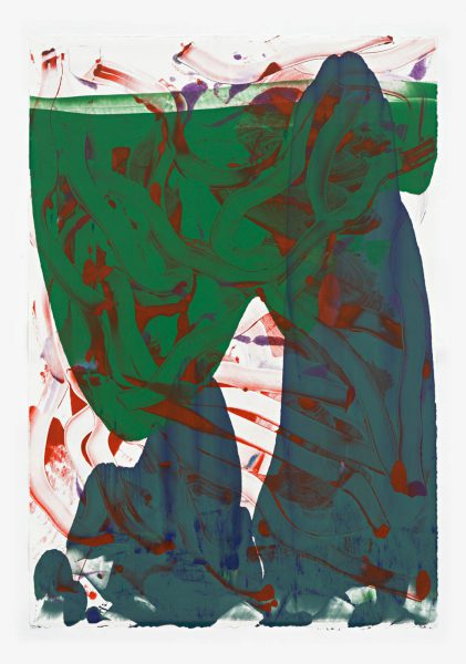 Untitled, 90 x 63 cm, Monotype/Rives handmade paper, 2019, Courtesy of the artist