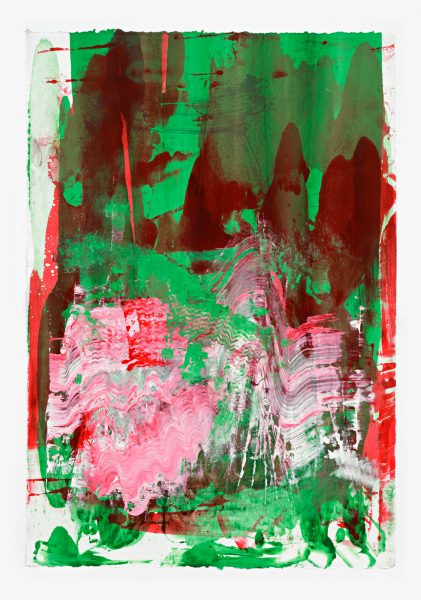 Untitled, 90 x 63 cm, Monotype/Rives handmade paper, 2019, Courtesy of the artist