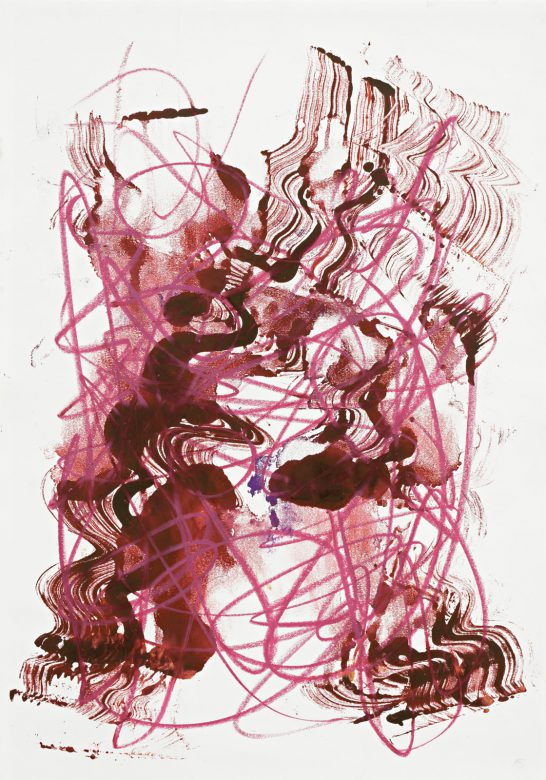 Untitled, 90 x 63 cm, Monotype/Rives handmade paper, 2019, Courtesy of the artist