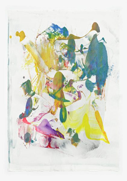 Untitled, 90 x 63 cm, Monotype/Rives handmade paper, 2019, Courtesy of the artist