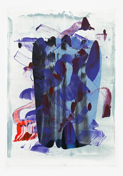 Untitled, 90 x 63 cm, Monotype/Rives handmade paper, 2019, Courtesy of the artist
