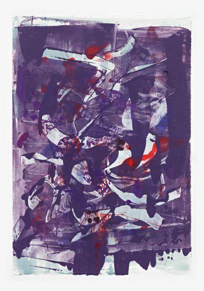 Untitled, 90 x 63 cm, Monotype/Rives handmade paper, 2019, Courtesy of the artist