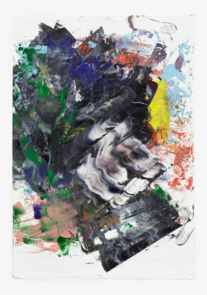 Untitled, 90 x 63 cm, Monotype/Rives handmade paper, 2019, Courtesy of the artist