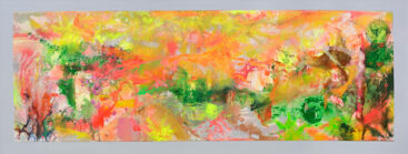 Dissolving the Labyrinth, 190 x 490 cm, Acrylic/Canvas, Seoul 2019, Courtesy of the Artist