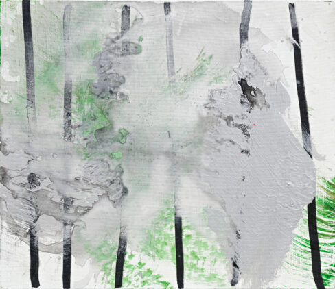 Dissolving the Labyrinth 1 - 46 x 53 cm - Acrylic/Canvas - Traveling to the End - Seoul 2019