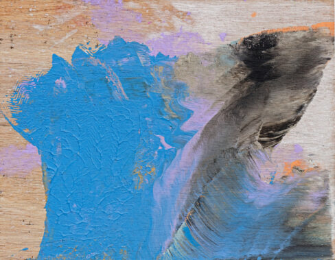 Dissolving the Labyrinth 21 - 32 x 41 cm - Acrylic/Wood - Traveling to the End - Seoul 2019