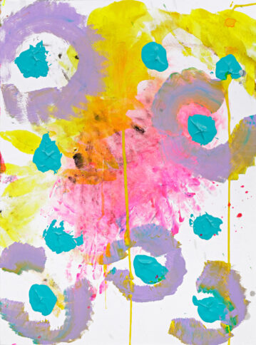 Dissolving the Labyrinth 41 - 63 x 46 cm - Acrylic/Canvas - Traveling to the End - Seoul 2019