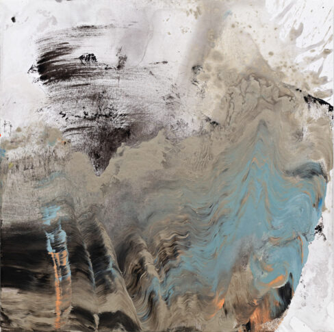 Dissolving the Labyrinth 19 - 35 x 35 cm - Acrylic/Canvas - Traveling to the End - Seoul 2019
