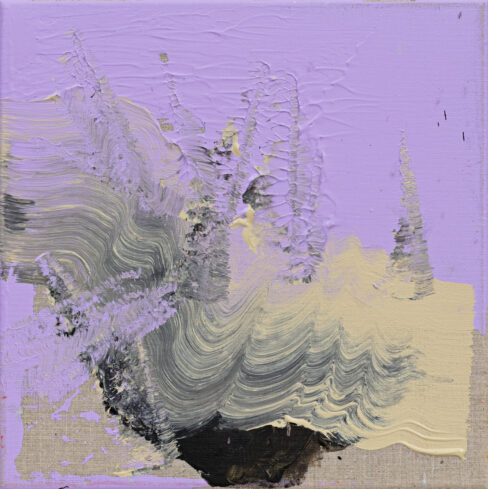 Dissolving the Labyrinth 38 - 30 x 30 cm - Acrylic/Canvas - Traveling to the End - Seoul 2019