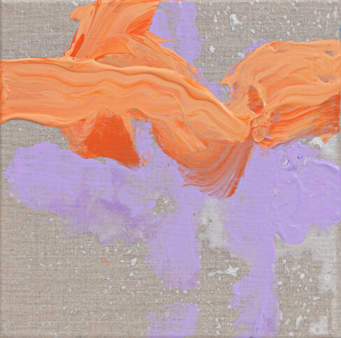 Dissolving the Labyrinth 24 - 30 x 30 cm - Acrylic/Canvas - Traveling to the End - Seoul 2019