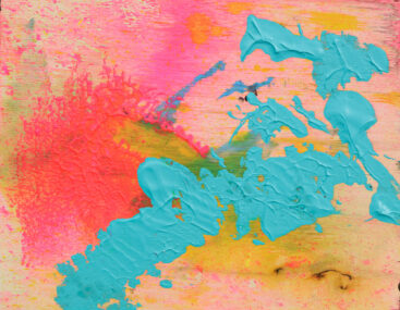 Dissolving the Labyrinth 37 - 32 x 41 cm - Acrylic/Wood - Traveling to the End - Seoul 2019