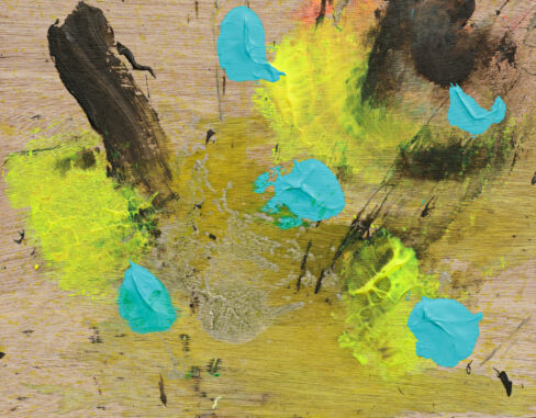 Dissolving the Labyrinth 36 - 32 x 41 cm - Acrylic/Wood - Traveling to the End - Seoul 2019