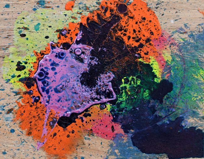 Dissolving the Labyrinth 2 - 32 x 41 cm - Acrylic/Wood - Traveling to the End - Seoul 2019