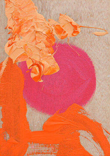 Dissolving the Labyrinth 28 - 30 x 21 cm - Acrylic/Wood - Traveling to the End - Seoul 2019