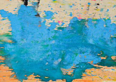 Dissolving the Labyrinth 13 - 21 x 30 cm - Acrylic/Wood - Traveling to the End - Seoul 2019