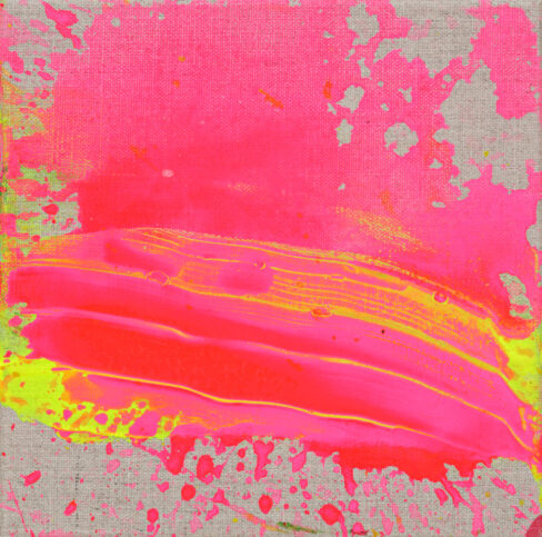 Dissolving the Labyrinth 12 - 20 x 20 cm - Acrylic/Canvas - Traveling to the End - Seoul 2019