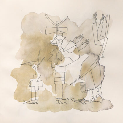 Traveling to the End, Watercolor Sketchbook, 2019, Seoul – Shanghai, Page 21