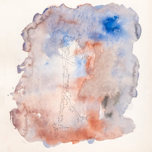 Traveling to the End, Watercolor Sketchbook, 2019, Seoul – Shanghai, Page 62