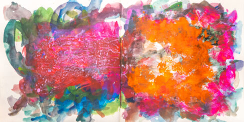 Traveling to the End, Watercolor Sketchbook, 2019, Seoul – Shanghai, Page 81-82