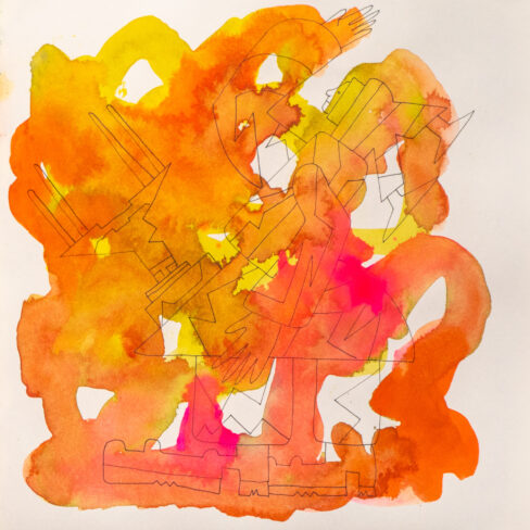 Traveling to the End, Watercolor Sketchbook, 2019, Seoul – Shanghai, Page 89
