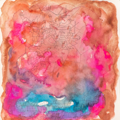 Traveling to the End, Watercolor Sketchbook, 2019, Seoul – Shanghai, Page 91