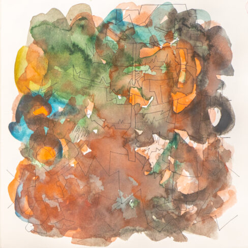 Traveling to the End, Watercolor Sketchbook, 2019, Seoul – Shanghai, Page 103