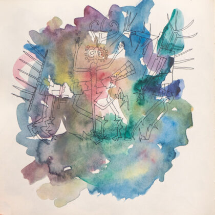 Traveling to the End, Watercolor Sketchbook, 2019, Seoul – Shanghai, Page 116