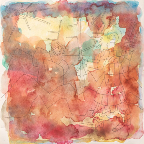 Traveling to the End, Watercolor Sketchbook, 2019, Seoul – Shanghai, Page 147